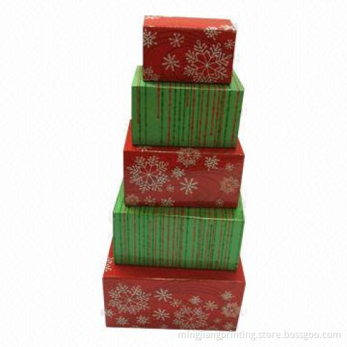 5-piece Box Set, Made of Cardboard